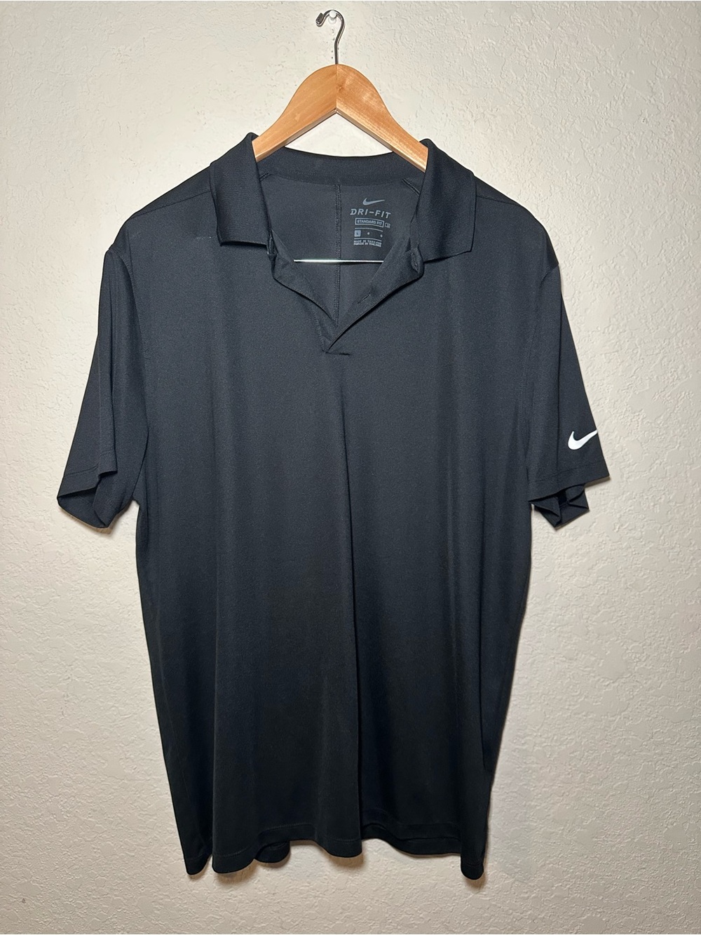 Nike Black Dri-FIT Polo Shirt